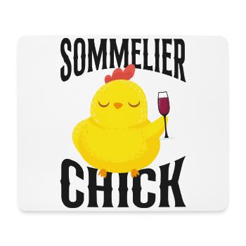 Sommelier Wine Drinking Tasting - Mousepad (Querformat) - Weiß - Vorne