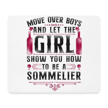 Sommelier Wine Drinking Tasting - Mousepad (Querformat) - Weiß - Vorne