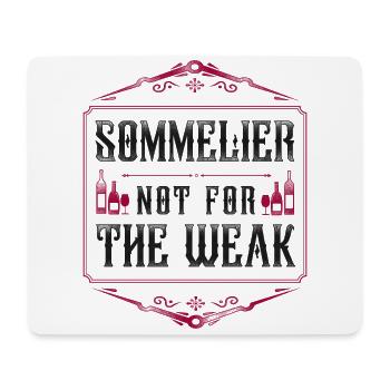 Sommelier Wine Drinking Tasting - Mousepad (Querformat) - Weiß - Vorne