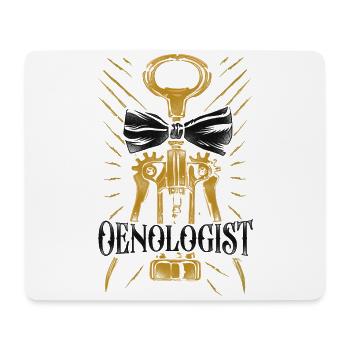 Sommelier Wine Drinking Tasting - Mousepad (Querformat) - Weiß - Vorne