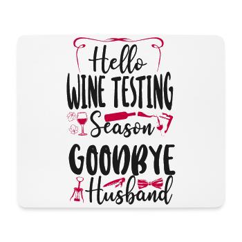 Sommelier Wine Drinking Tasting - Mousepad (Querformat) - Weiß - Vorne