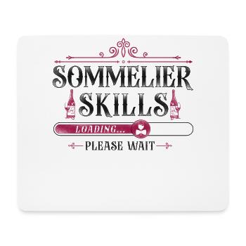 Sommelier Wine Drinking Tasting - Mousepad (Querformat) - Weiß - Vorne