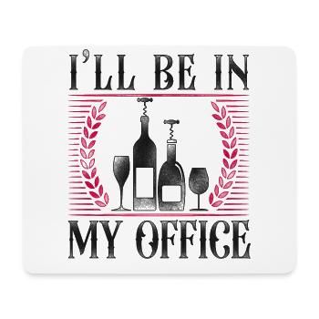 Sommelier Wine Drinking Tasting - Mousepad (Querformat) - Weiß - Vorne