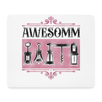 Sommelier Wine Drinking Tasting - Mousepad (Querformat) - Weiß - Vorne