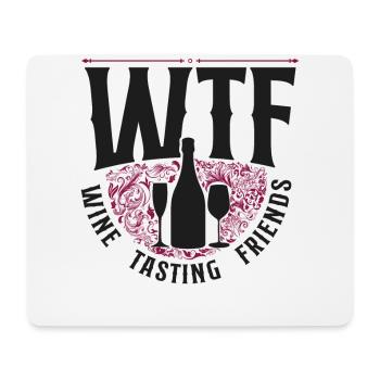 Sommelier Wine Drinking Tasting - Mouse Pad (horizontal) - white - Front