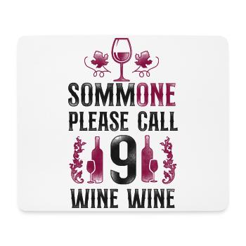 Sommelier Wine Drinking Tasting - Mousepad (Querformat) - Weiß - Vorne