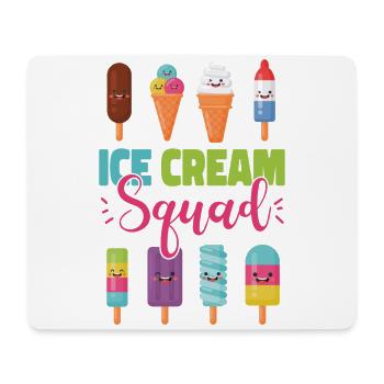 Ice Cream Team Cone Popsicle Ice - Mouse Pad (horizontal) - white - Front