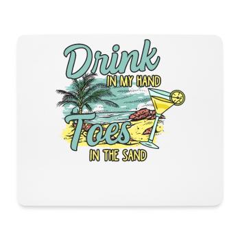 Vacay Mode Sonnenbrille und Ananas für den Urlaub - Mousepad (Querformat) - Weiß - Vorne