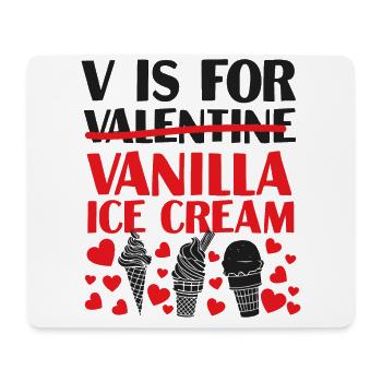 Ice Cream Valentines Day Cone - Mousepad (Querformat) - Weiß - Vorne