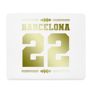 Barcelona 22 - Mouse Pad (horizontal) - white - Front