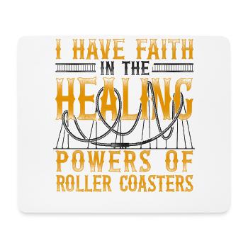 Roller Coaster Vintage I Have - Mousepad (Querformat) - Weiß - Vorne