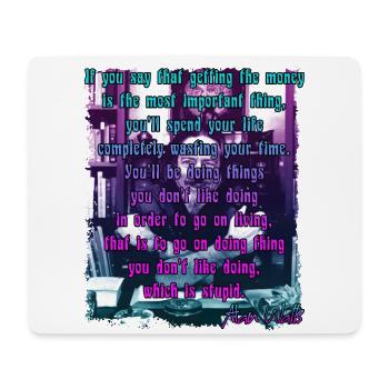 Östliche Philosophie zitiert Zen-Buddhismus - Mousepad (Querformat) - Weiß - Vorne