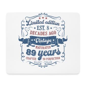 Vintage Legendary - Aged perfectly 89. Geburtstag - Mousepad (Querformat) - Weiß - Vorne