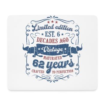 Vintage Legendary - Aged perfectly 62nd birthday - Mouse Pad (horizontal) - white - Front