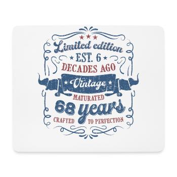 Vintage Legendary - Aged perfectly 68th birthday - Mouse Pad (horizontal) - white - Front