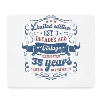 Vintage Legendary - Aged perfectly 35th birthday - Mouse Pad (horizontal) - white - Front