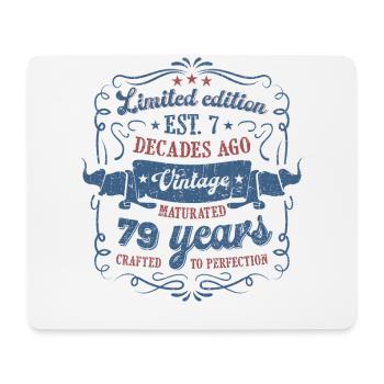 Vintage Legendary - Aged perfectly 79th birthday - Mouse Pad (horizontal) - white - Front