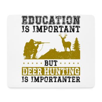 Buck Deer Hunting Hunter Vintage - Mouse Pad (horizontal) - white - Front