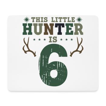 Buck Deer Hunting Hunter Kid 6ème - Tapis de souris (format paysage) - blanc - Devant