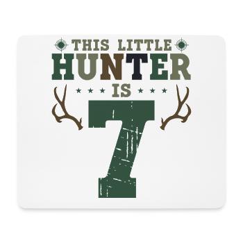 Buck Deer Hunting Hunter Kid 7ème - Tapis de souris (format paysage) - blanc - Devant