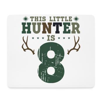 Buck Deer Hunting Hunter Kid 8ème - Tapis de souris (format paysage) - blanc - Devant