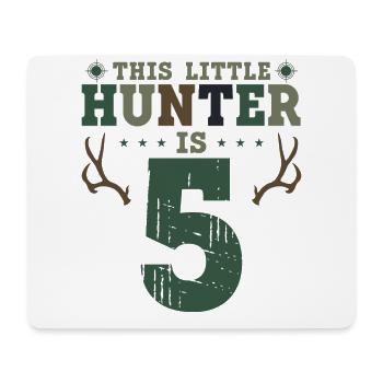 Buck Deer Hunting Hunter Kid 5ème - Tapis de souris (format paysage) - blanc - Devant