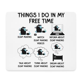 Soap Making Crafting Things I Do - Mousepad (Querformat) - Weiß - Vorne