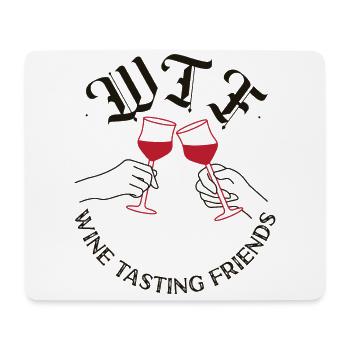 Sommelier Wine Drinking Tasting - Mouse Pad (horizontal) - white - Front