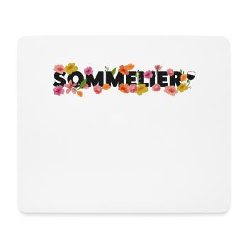 Sommelier Wine Drinking Tasting - Mousepad (Querformat) - Weiß - Vorne
