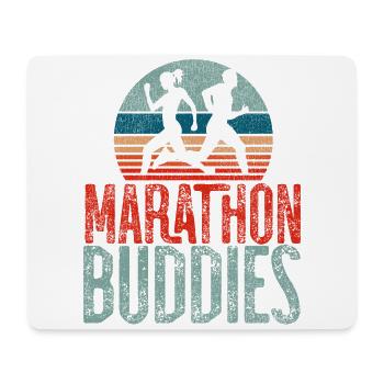 Running Runner Half Marathon - Mouse Pad (horizontal) - white - Front