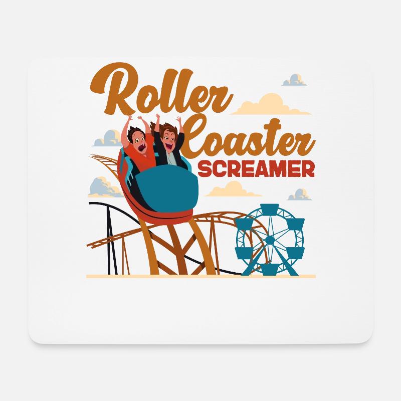 Roller Coaster Roller Coaster - Mouse Pad (horizontal) - white