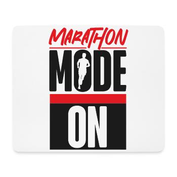 Running Runner Half Marathon - Mouse Pad (horizontal) - white - Front