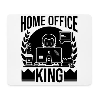 Home Office King Humor - Mousepad (Querformat) - Weiß - Vorne