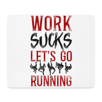Running Runner Half Marathon - Mouse Pad (horizontal) - white - Front