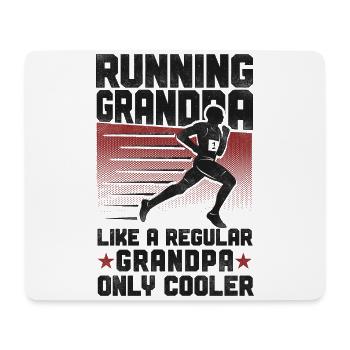 Running Runner Half Marathon - Mousepad (Querformat) - Weiß - Vorne