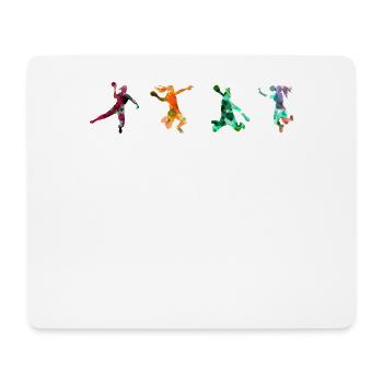 Handball Motif Handball Player HandballEr Sport - Mouse Pad (horizontal) - white - Front