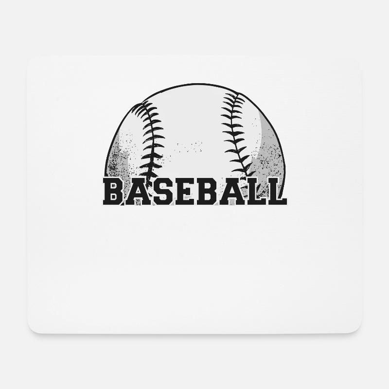 Baseball Sport Trainer Coach - Mousepad (Querformat) - Weiß