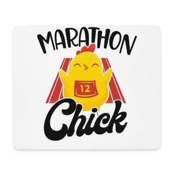 Running Runner Half Marathon - Mouse Pad (horizontal) - white - Front