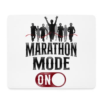 Running Runner Half Marathon - Mouse Pad (horizontal) - white - Front