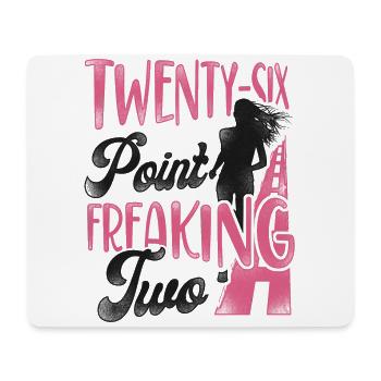 Running Runner Half Marathon - Mouse Pad (horizontal) - white - Front