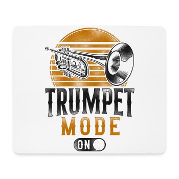 Trumpet Player Vintage Retro - Mousepad (Querformat) - Weiß - Vorne