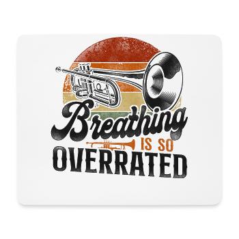 Trumpet Player Vintage Retro - Mousepad (Querformat) - Weiß - Vorne