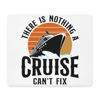 Cruise Ship Vacation Retro There - Mousepad (Querformat) - Weiß - Vorne