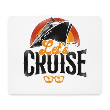 Cruise Ship Vacation Vintage Let's - Mousepad (Querformat) - Weiß - Vorne