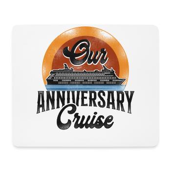 Cruise Ship Vacation Husband Wife - Mousepad (Querformat) - Weiß - Vorne