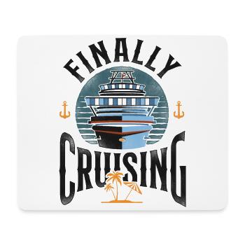 Cruise Ship Vacation Finally - Mousepad (Querformat) - Weiß - Vorne