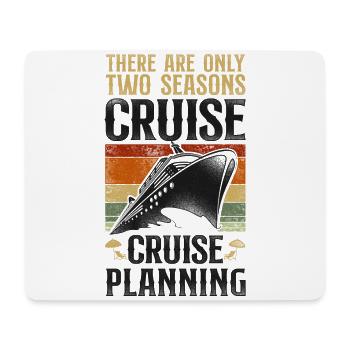 Cruise Ship Vacation Vintage There - Mousepad (Querformat) - Weiß - Vorne