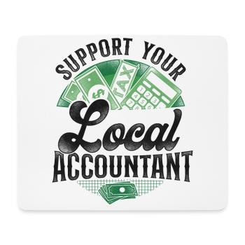 Accountant Bookkeeper Accounting - Mouse Pad (horizontal) - white - Front