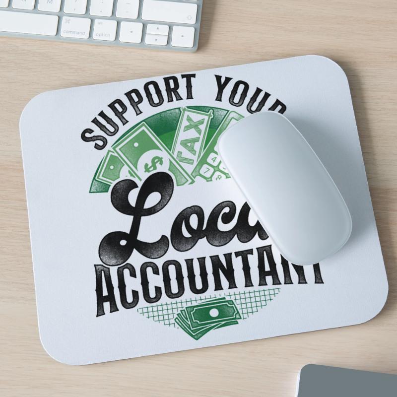 Comptable Comptable Comptable Comptabilité Tapis de souris (format paysage)