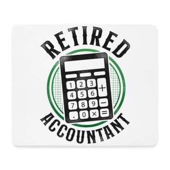 Accountant Bookkeeper Accounting - Mouse Pad (horizontal) - white - Front